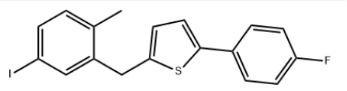 2-(4-Fluorophenyl)-5-[(5-iodo-2-methylphenyl)methyl]thiophene